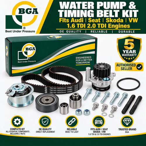 Water pump timing belt - pump,