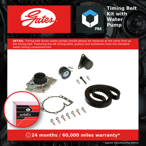 Timing belt water - belt, kit