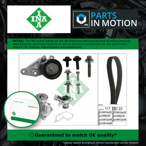 Timing belt water pump - timing,