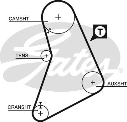 Gates timing cam - belt, 5069