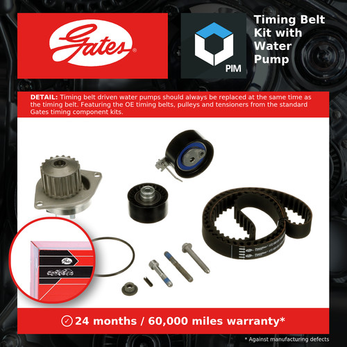Timing belt water pump - timing, &