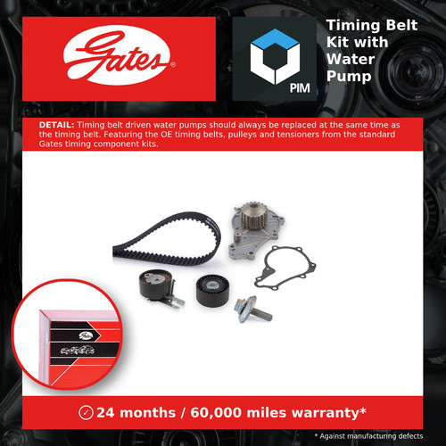 Timing belt water pump - belt, &