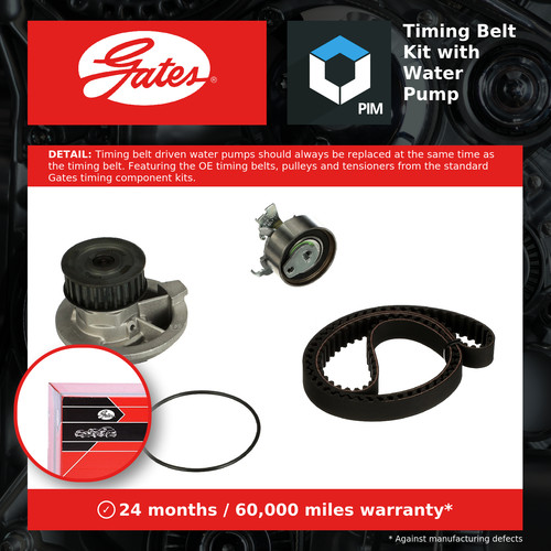 Timing belt water - water, pump