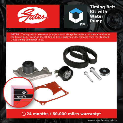 Timing belt water pump kit - timing,