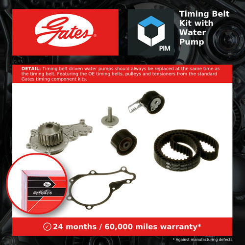 Timing belt water pump - water,
