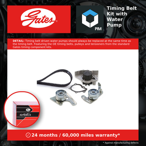 Timing belt water pump - water,
