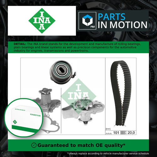 Timing belt water pump - &,