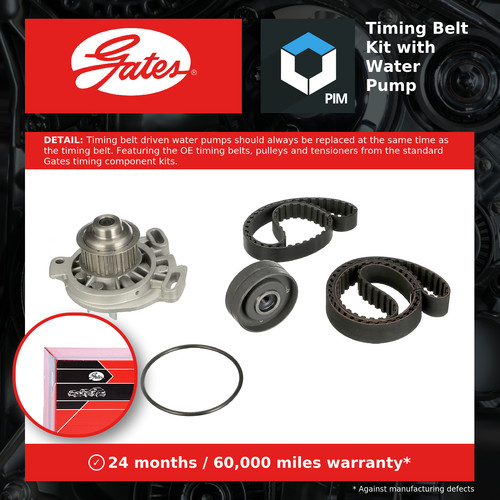 Timing belt water pump - timing,
