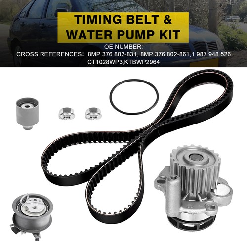 Timing belt water pump kit - timing,