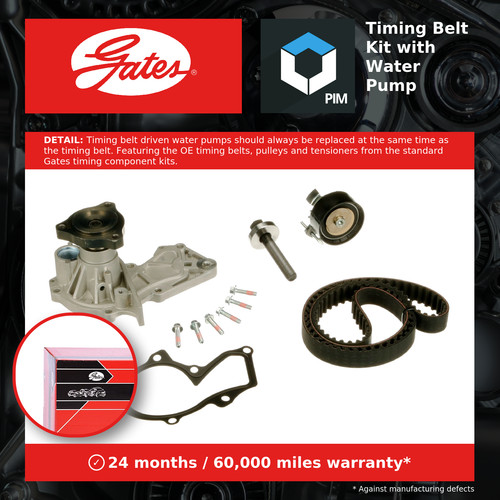Timing belt water - water, pump