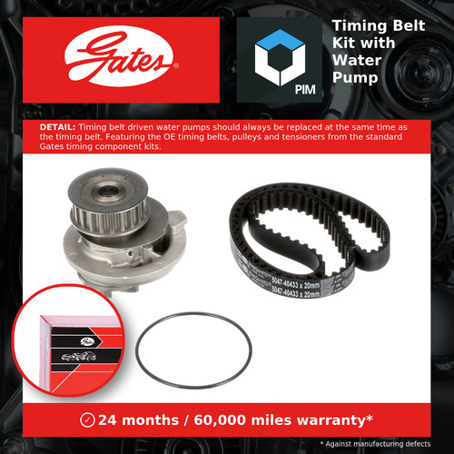 Timing belt water pump kit - timing, &