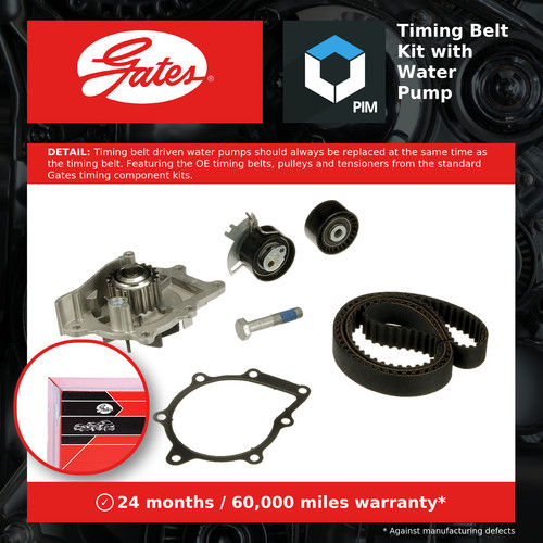 Timing belt water pump kit - timing,