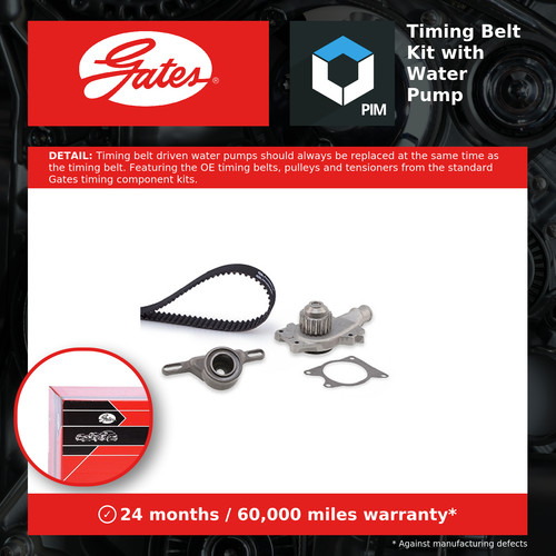 Timing belt water - &, pump