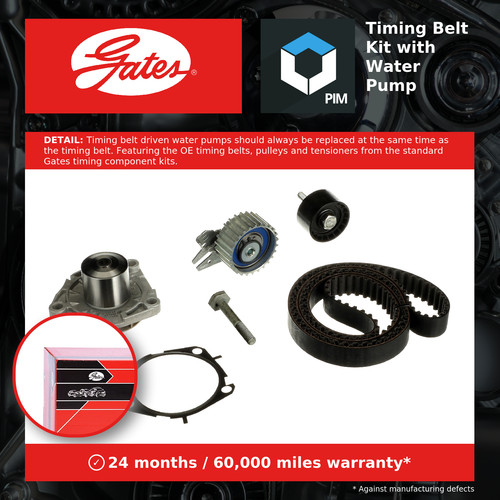 Timing belt water pump - &,