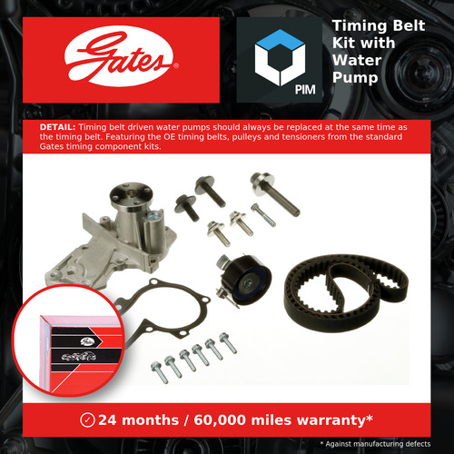 Timing belt water pump - water,
