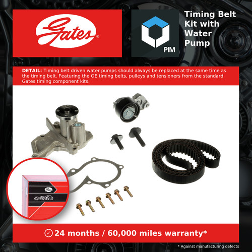 Timing belt water - timing, kit