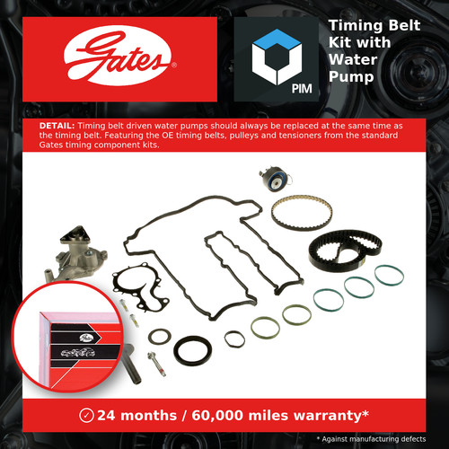 Timing belt water - water, pump