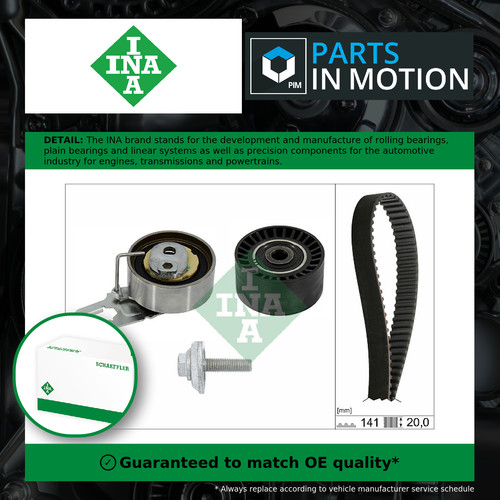 Timing belt kit 530069810 ina - belt,