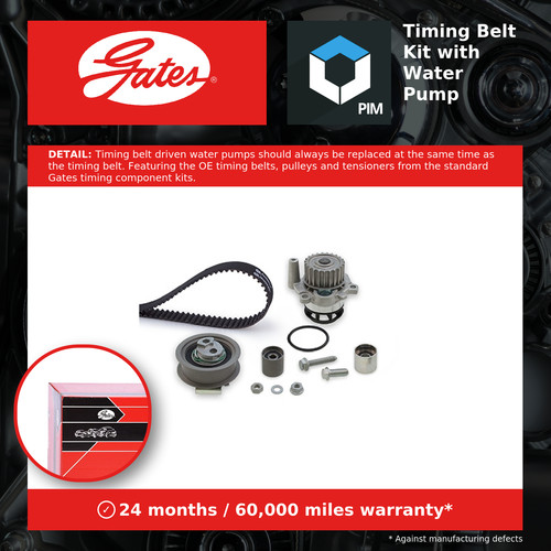 Timing belt water pump - water,