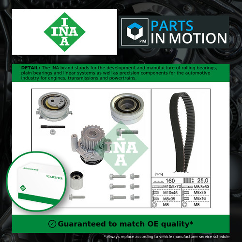 Timing belt water - timing, kit