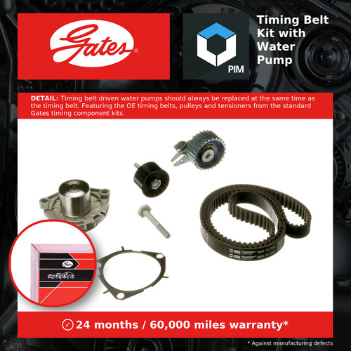 Timing belt water pump - timing,